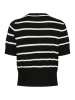 Kaffe Vest "Lizza" zwart/wit
