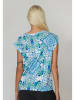 SisterS point Shirt in Blau/ Weiß