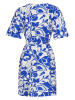 SisterS point Kleid in Blau/ Weiß