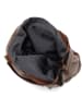 Lucca Baldi Leder-Shopper "Gimignano" in Taupe