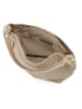 Lucca Baldi Leder-Schultertasche "Carrara" in Beige - (B)36 x (H)28 x (T)12 cm