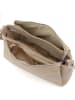 Lucca Baldi Leder-Umhäbgetasche "Melfi" in Beige - (B)26 x (H)19 x (T)9 cm
