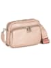 Lucca Baldi Leder-Umhängetasche "Feltre" in Beige - (B)19 x (H)15 x (T)7 cm