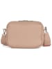 Lucca Baldi Leder-Umhängetasche "Feltre" in Beige - (B)19 x (H)15 x (T)7 cm