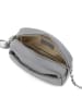 Lucca Baldi Leder-Umhängetasche "Cascina" in Grau - (B)22 x (H)18 x (T)9 cm