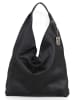 Lucca Baldi Leder-Shopper "Catanzaro" in Schwarz