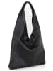 Lucca Baldi Leder-Shopper "Catanzaro" in Schwarz