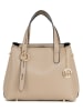 Lia Biassoni Leder-Henkeltasche "Verney" in Beige - (B)28 x (H)21 x (T)12 cm