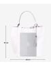 Pia Sassi Leder-Schultertasche "Monte Cimone" in Weiß - (B)25 x (H)38 x (T)17 cm