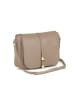 Pia Sassi Leder-Umhängetasche "Monte Avella"  in Beige - (B)25 x (H)23 x (T)7 cm