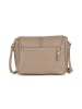 Pia Sassi Leder-Umhängetasche "Monte Avella"  in Beige - (B)25 x (H)23 x (T)7 cm