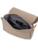Pia Sassi Leren schoudertas zandkleurig - (B)25 x (H)23 x (D)7 cm