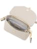 Pia Sassi Leder-Umhängetasche "La Marmora" in Creme - (B)25 x (H)19 x (T)8 cm
