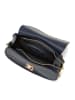 Pia Sassi Leder-Umhängetasche "Cima Carnera" in Dunkelblau - (B)24 x (H)18 x (T)7 cm