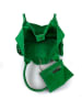 Lia Biassoni Leder-Schultertasche "Alpenzu" in Grün - (B)36 x (H)41 x (T)14 cm