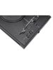 Bolaris Plattenspieler in Schwarz - (B)36,2 x (H)14 x (T)29,6 cm