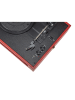 Bolaris Gramofon w kolorze czerwonym - 36,2 x 14 x 29,6 cm