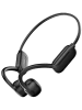 Bolaris Bluetooth-Knochenschall-Kopfhörer in Schwarz