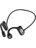 Bolaris Bluetooth-Knochenschall-Kopfhörer in Schwarz