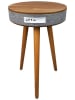 Bolaris Bluetooth-Lautsprecher-Beistelltisch in Braun - (H)59 x Ø 38,5 cm
