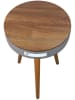 Bolaris Bluetooth-Lautsprecher-Beistelltisch in Braun - (H)59 x Ø 38,5 cm