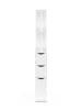 IDOMYA Essentials Badkamerkast wit - (B)15,2 x (H)136 x (D)33 cm
