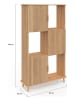 IDOMYA Essentials Boekenkast "Faustine" lichtbruin - (B)80 x (H)143 x (D)30 cm
