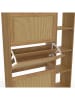 IDOMYA Essentials Schoenenkast "Erin" lichtbruin - (B)86,5 x (H)133,5 x (D)23,5 cm