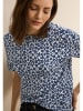 Cecil Blouse donkerblauw/wit