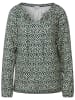 Street One Bluse in Beige/ Schwarz