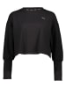 Puma Trainingsshirt "Studio Cloudspun" in Schwarz