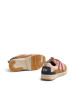 Wheat Skórzane sneakersy "Alin" w kolorze jasnoróżowo-granatowo-jasnobrązowym