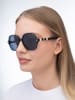 Carolina Herrera Damskie okulary przeciwsłoneczne w kolorze granatowym
