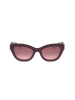 Carolina Herrera Damen-Sonnenbrille in Rot/ Rosa