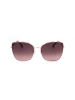 Carolina Herrera Damen-Sonnenbrille in Gold/ Hellbraun-Rosa