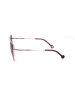 Carolina Herrera Damen-Sonnenbrille in Gold/ Hellbraun-Rosa