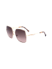 Carolina Herrera Damen-Sonnenbrille in Gold/ Lila