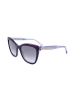 Carolina Herrera Damen-Sonnenbrille in Dunkelblau-Lila/ Grau