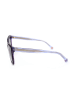 Carolina Herrera Damen-Sonnenbrille in Dunkelblau-Lila/ Grau
