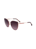 Carolina Herrera Damen-Sonnenbrille in Gold/ Lila