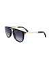 David Beckham Herenzonnebril zwart-goudkleurig/blauw
