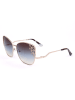 GUESS by MARCIANO Damen-Sonnenbrille in Gold/ Lila-Hellblau