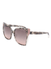 GUESS by MARCIANO Damen-Sonnenbrille in Hellgrün-Beige/ Rosa