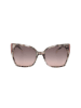 GUESS by MARCIANO Damen-Sonnenbrille in Hellgrün-Beige/ Rosa
