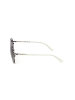 Guess Damen-Sonnenbrille in Beige-Schwarz/ Hellbraun
