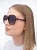 Guess Damskie okulary przeciwsłoneczne w kolorze brązowym