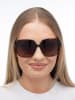 Guess Damskie okulary przeciwsłoneczne w kolorze brązowym