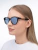 Lacoste Damskie okulary przeciwsłoneczne w kolorze czarno-granatowym