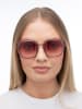 Karl Lagerfeld Damen-Sonnenbrille in Ohne Farbe/ Rosa
