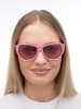 Karl Lagerfeld Damskie okulary przeciwsłoneczne w kolorze jasnoróżowym